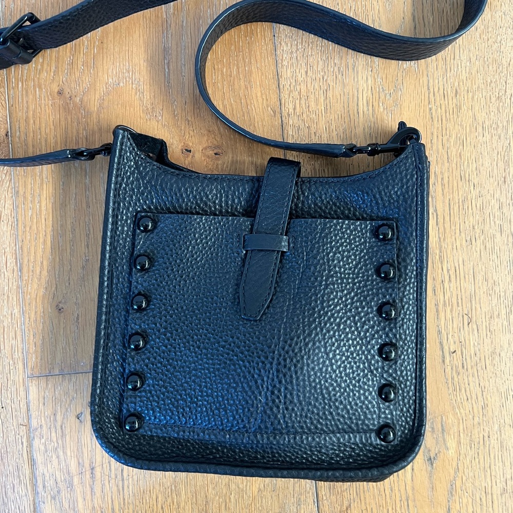 Rebecca Minkoff black leather crossbody bag